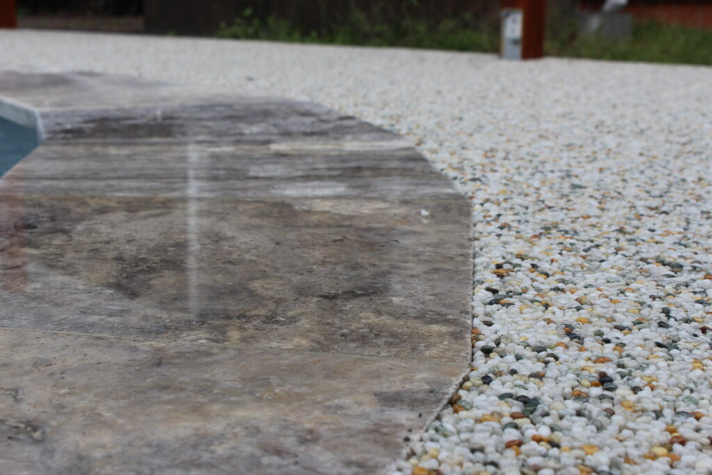 Porous Paving as a pool surround